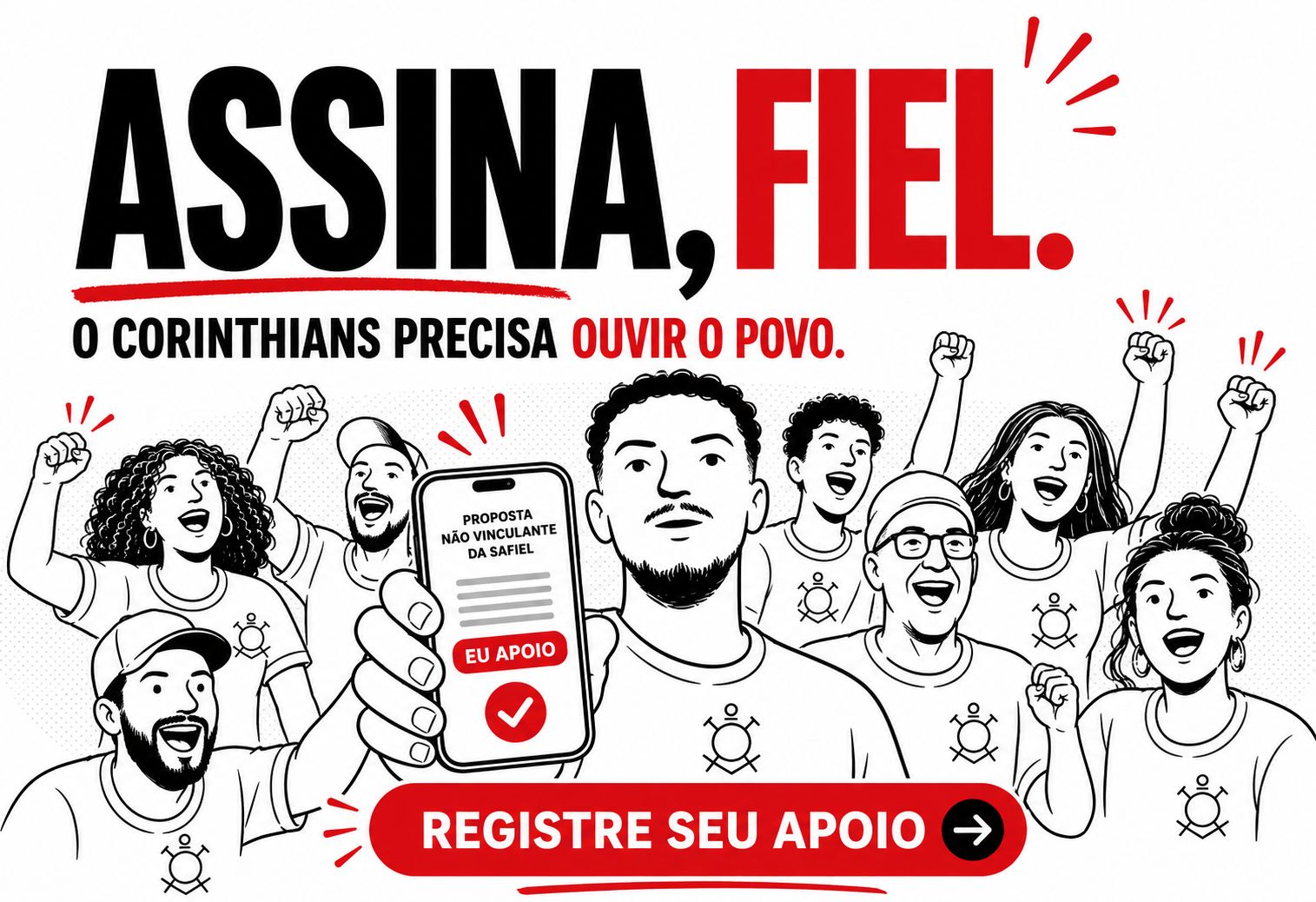 SAFiel, Registre seu apoio!